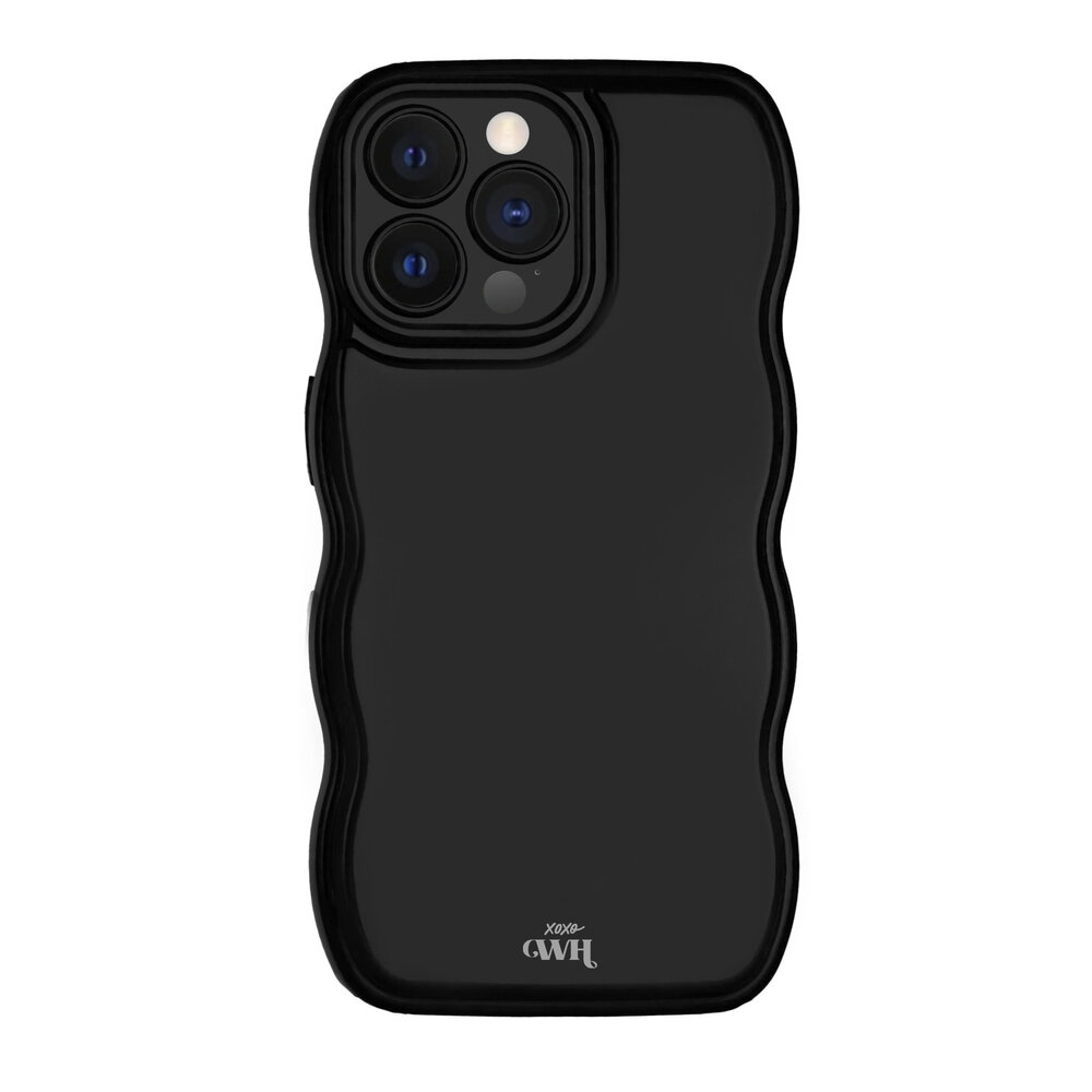 xoxo Wildhearts xoxo Wildhearts Glossy Wavy Case Black - iPhone 12 Pro Hülle