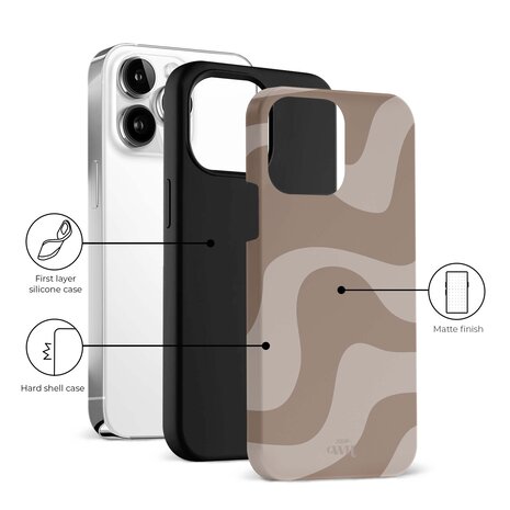 xoxo Wildhearts xoxo Wildhearts Ride With Me Brown - iPhone 13 Pro Hülle