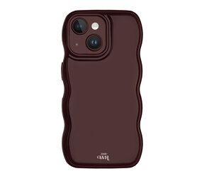 xoxo Wildhearts Glossy Wavy Case Burgundy - iPhone 14 Plus Hülle xoxo Wildhearts Glossy Wavy Case Burgundy - iPhone 14 Plus Hülle