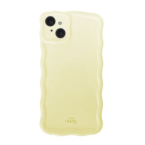 xoxo Wildhearts xoxo Wildhearts Glossy Wavy Case Buttercup - iPhone 15 Hülle