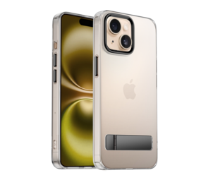 Coverzs iPhone 15 MagSafe Hardcase mit Ständer (Schwarz)