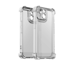Ceezs iPhone 15 TPU Shockcase mit Kameraschutz (Transparent)