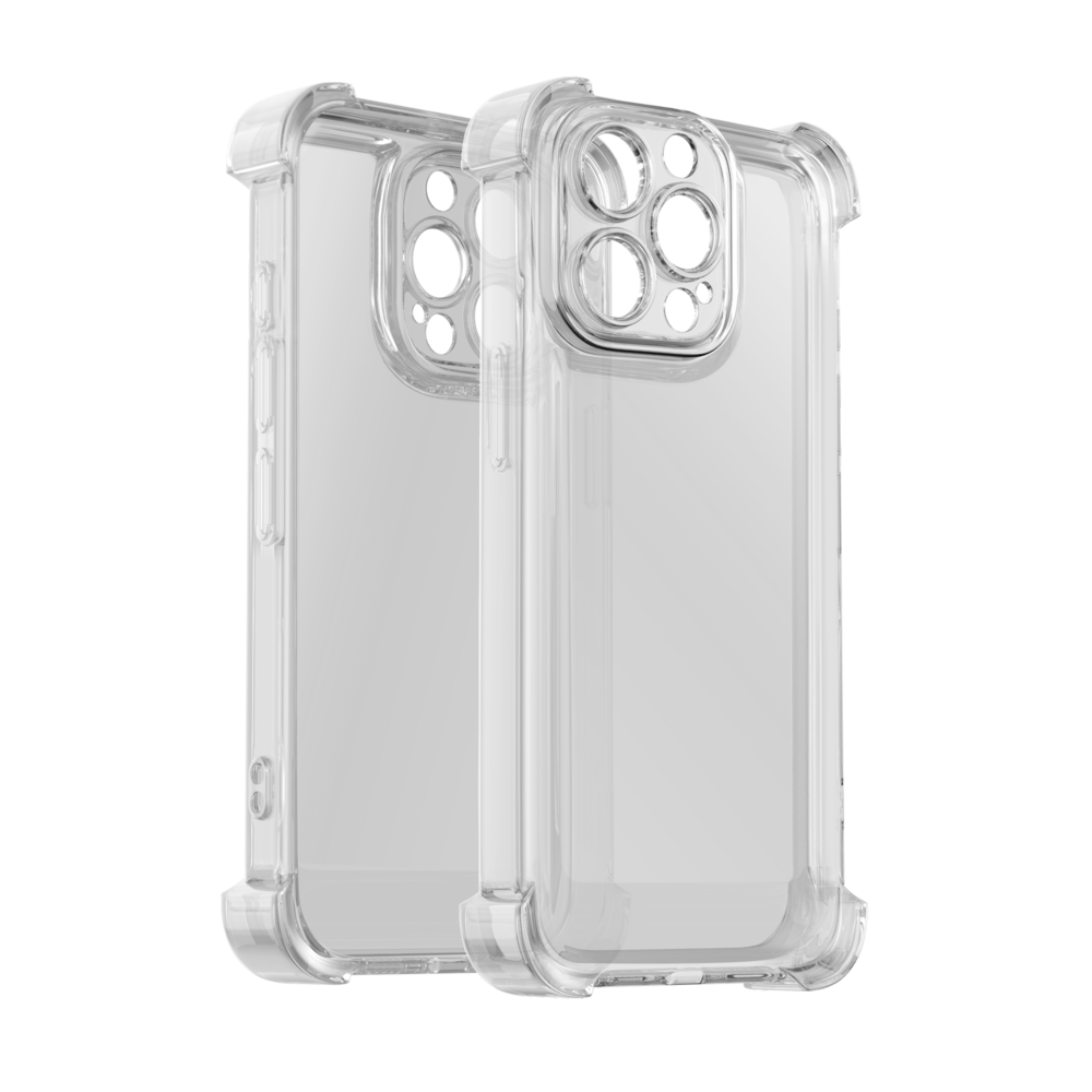 Ceezs Ceezs iPhone 15 Pro Max TPU Shockcase mit Kameraschutz (Transparent)