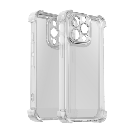 Ceezs Ceezs iPhone 15 Pro Max TPU Shockcase mit Kameraschutz (Transparent)