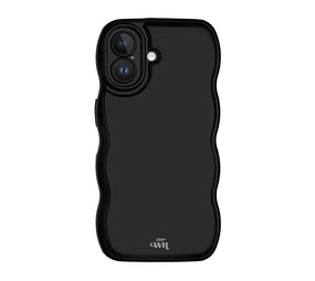 xoxo Wildhearts Glossy Wavy Case Black - iPhone 16 Hülle