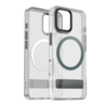 Coverzs Coverzs iPhone 16 MagSafe Hardcase mit Ständer (Grau) Coverzs Coverzs iPhone 16 MagSafe Hardcase mit Ständer (Grau)