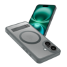 Coverzs Coverzs iPhone 16 matte MagSafe Hülle mit Ständer (Grau) Coverzs Coverzs iPhone 16 matte MagSafe Hülle mit Ständer (Grau)