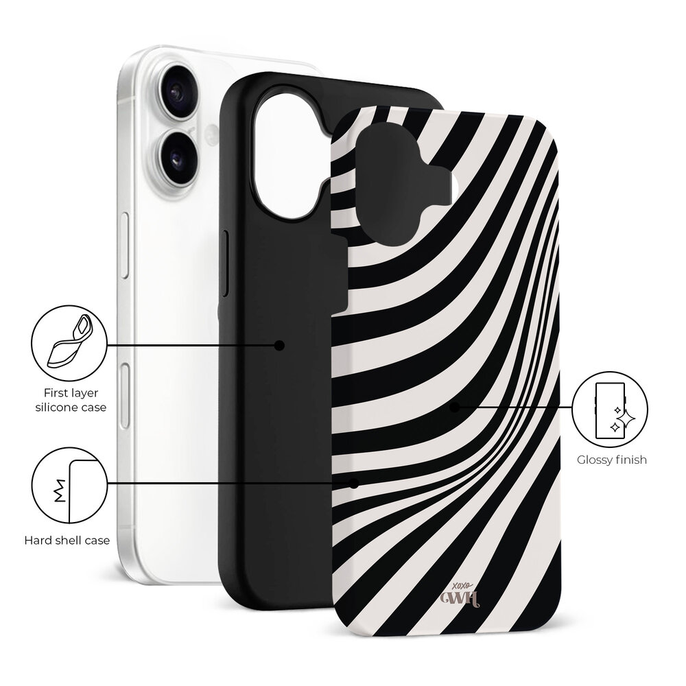 xoxo Wildhearts xoxo Wildhearts Optical Illusion - iPhone 16 Hülle xoxo Wildhearts xoxo Wildhearts Optical Illusion - iPhone 16 Hülle