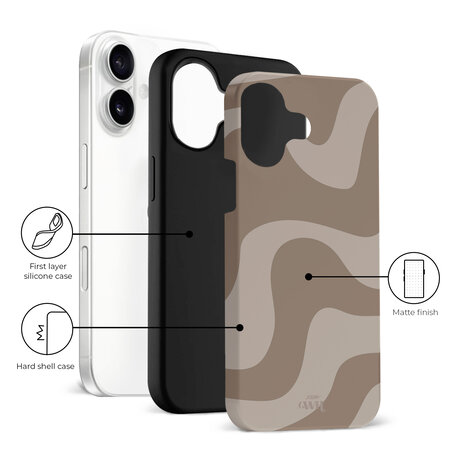 xoxo Wildhearts xoxo Wildhearts Ride With Me Brown - iPhone 16 Hülle