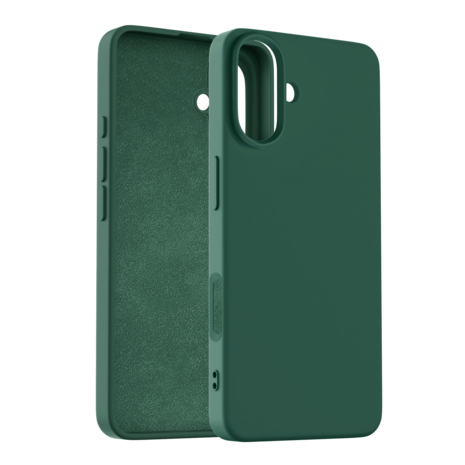 Coverzs Coverzs iPhone 16 Plus MagSafe Silikonhülle 'Slim' (Grün) Coverzs Coverzs iPhone 16 Plus MagSafe Silikonhülle 'Slim' (Grün)