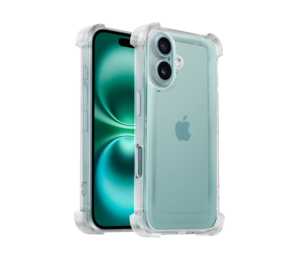 Ceezs iPhone 16 Plus TPU Shockcase mit Kameraschutz (Transparent)