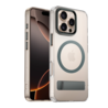 Coverzs Coverzs iPhone 16 Pro Max MagSafe Hardcase mit Ständer (Grau) Coverzs Coverzs iPhone 16 Pro Max MagSafe Hardcase mit Ständer (Grau)