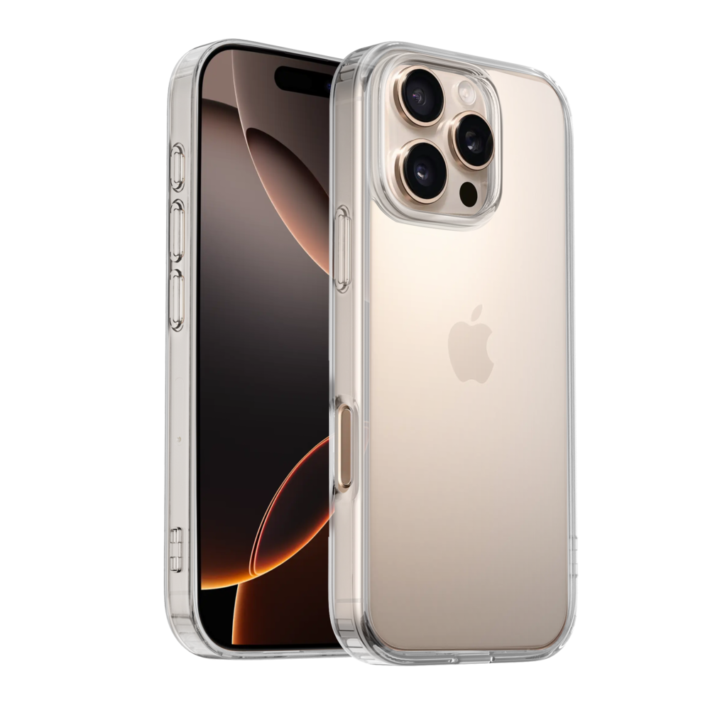 Ceezs Ceezs iPhone 16 Pro Max TPU Hybrid Silikonhülle (Transparent) Ceezs Ceezs iPhone 16 Pro Max TPU Hybrid Silikonhülle (Transparent)