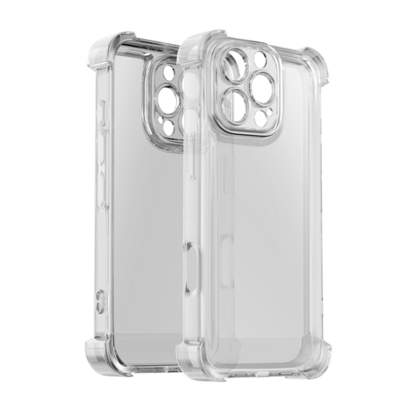 Ceezs Ceezs iPhone 16 Pro Max TPU Shockcase mit Kameraschutz (Transparent) Ceezs Ceezs iPhone 16 Pro Max TPU Shockcase mit Kameraschutz (Transparent)