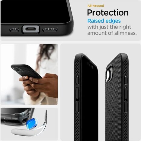 Spigen Spigen iPhone 16E Magfit Hülle (Schwarz) Spigen Spigen iPhone 16E Magfit Hülle (Schwarz)