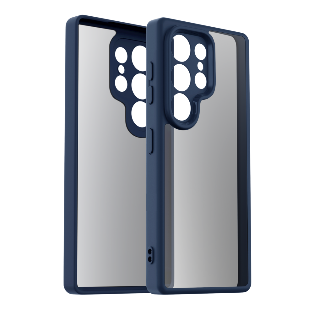 Ceezs Ceezs Samsung Galaxy S24 Ultra TPU bumper Hülle (Dunkelblau)