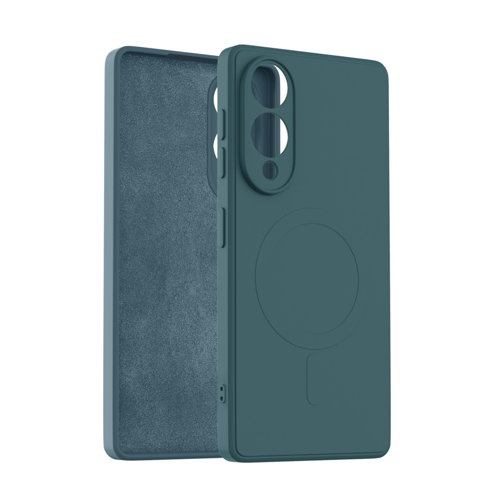 ShieldCase® ShieldCase Samsung Galaxy S25 Edge Silikon MagSafe back cover (Dunkelblau)