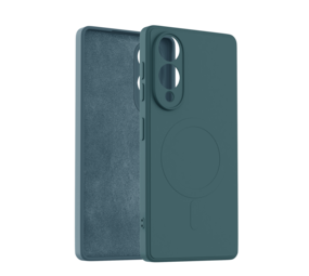 ShieldCase® Samsung Galaxy S25 Edge Silikon MagSafe back cover (Dunkelblau)