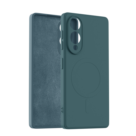 ShieldCase® ShieldCase Samsung Galaxy S25 Edge Silikon MagSafe back cover (Dunkelblau)