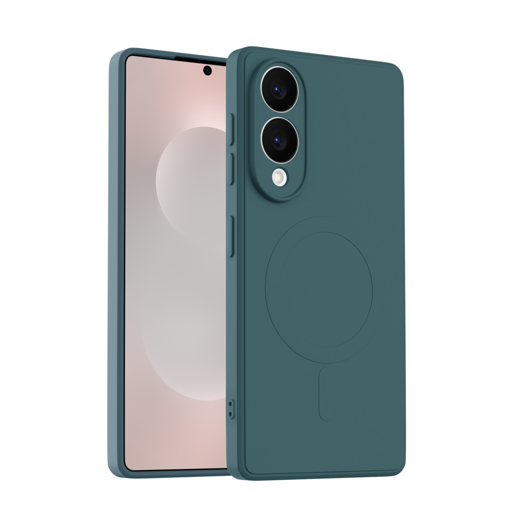 ShieldCase® ShieldCase Samsung Galaxy S25 Edge Silikon MagSafe back cover (Dunkelblau)