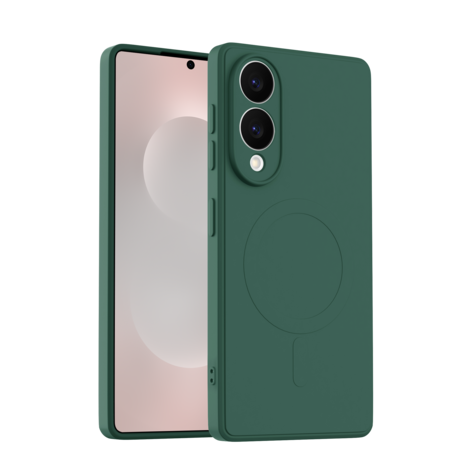 ShieldCase® ShieldCase Samsung Galaxy S25 Edge Silikon MagSafe back cover (Dunkelgrün) ShieldCase® ShieldCase Samsung Galaxy S25 Edge Silikon MagSafe back cover (Dunkelgrün)