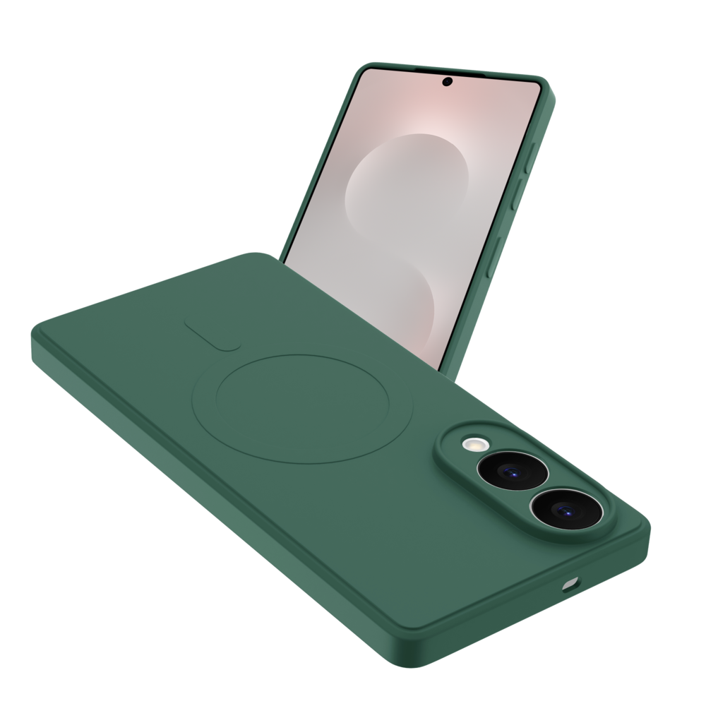 ShieldCase® ShieldCase Samsung Galaxy S25 Edge Silikon MagSafe back cover (Dunkelgrün) ShieldCase® ShieldCase Samsung Galaxy S25 Edge Silikon MagSafe back cover (Dunkelgrün)