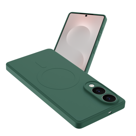 ShieldCase® ShieldCase Samsung Galaxy S25 Edge Silikon MagSafe back cover (Dunkelgrün) ShieldCase® ShieldCase Samsung Galaxy S25 Edge Silikon MagSafe back cover (Dunkelgrün)
