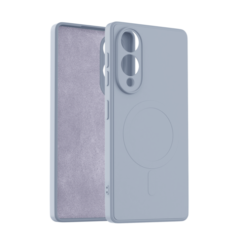 ShieldCase® ShieldCase Samsung Galaxy S25 Edge Silikon MagSafe back cover (paars) ShieldCase® ShieldCase Samsung Galaxy S25 Edge Silikon MagSafe back cover (paars)