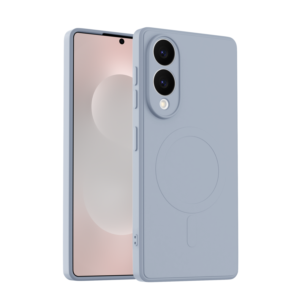 ShieldCase® ShieldCase Samsung Galaxy S25 Edge Silikon MagSafe back cover (paars) ShieldCase® ShieldCase Samsung Galaxy S25 Edge Silikon MagSafe back cover (paars)