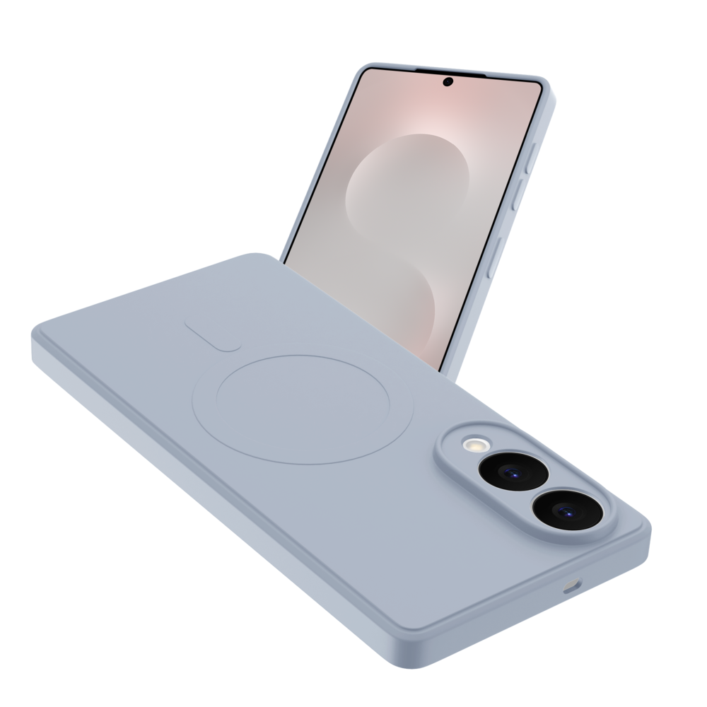 ShieldCase® ShieldCase Samsung Galaxy S25 Edge Silikon MagSafe back cover (paars) ShieldCase® ShieldCase Samsung Galaxy S25 Edge Silikon MagSafe back cover (paars)