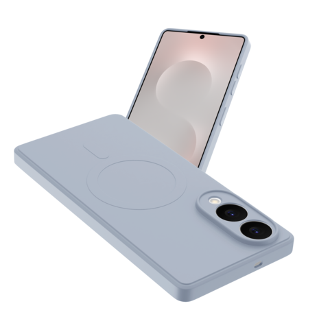 ShieldCase® ShieldCase Samsung Galaxy S25 Edge Silikon MagSafe back cover (paars) ShieldCase® ShieldCase Samsung Galaxy S25 Edge Silikon MagSafe back cover (paars)