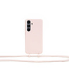 Coverzs Coverzs Samsung Galaxy S25 Plus Silikonhülle mit Kord (Rosa) Coverzs Coverzs Samsung Galaxy S25 Plus Silikonhülle mit Kord (Rosa)