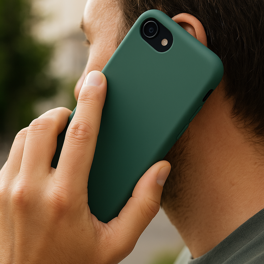 ShieldCase® Shieldcase Silikonhülle iPhone SE 2022 (Grün)