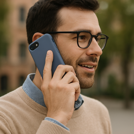 ShieldCase® Shieldcase Silikonhülle iPhone SE 2020 (Lavendelgrau)