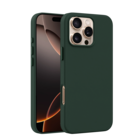 Coverzs Coverzs iPhone 13 Pro Max Luxus Leder MagSafe Hülle (Dunkelgrün)