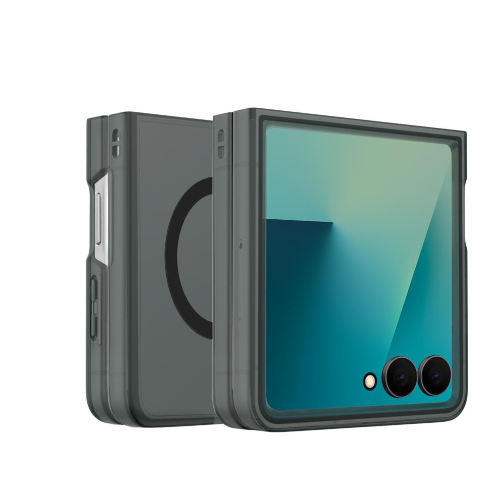 ShieldCase Samsung Galaxy Z Flip 7 MagSafe Ultradunne Hülle (Mattschwarz)