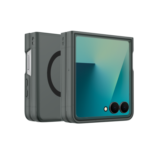 ShieldCase Samsung Galaxy Z Flip 7 MagSafe Ultradunne Hülle (Mattschwarz)