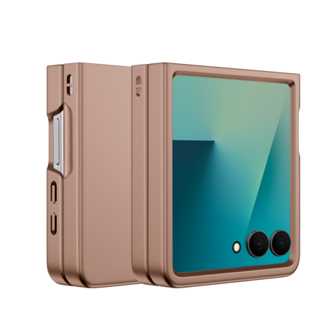 ShieldCase Samsung Galaxy Z Flip 7 Ultradunne Hülle (Roségold)