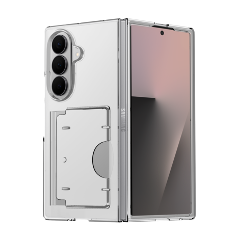 ShieldCase Samsung Galaxy Z Fold 7 Hartschalen-hülle mit Kartenhalter (Transparent)