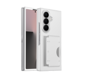 Samsung Galaxy Z Fold 7 Hartschalen-hülle mit Kartenhalter (Weiß) Samsung Galaxy Z Fold 7 Hartschalen-hülle mit Kartenhalter (Weiß)