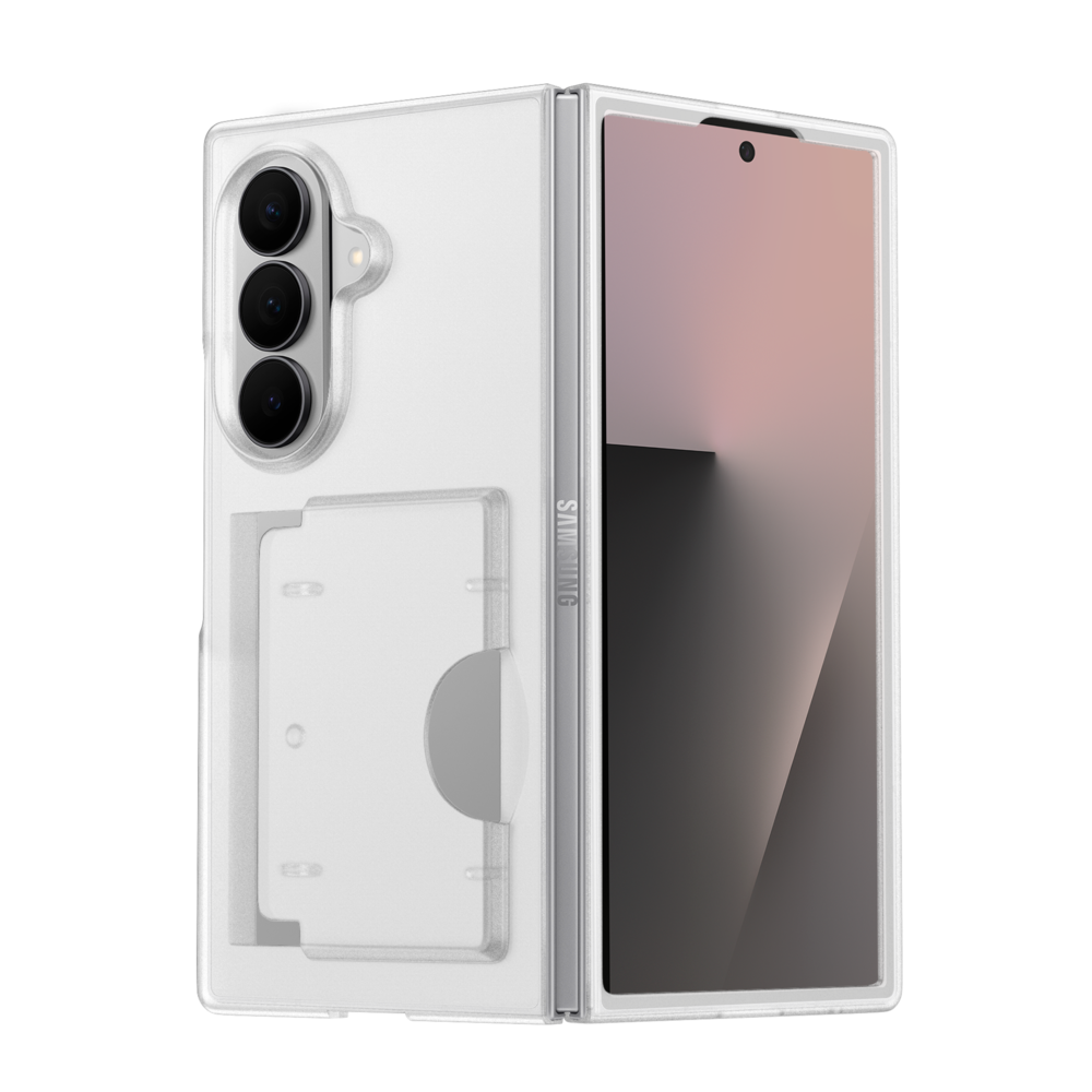 ShieldCase Samsung Galaxy Z Fold 7 Hartschalen-hülle mit Kartenhalter (Weiß)