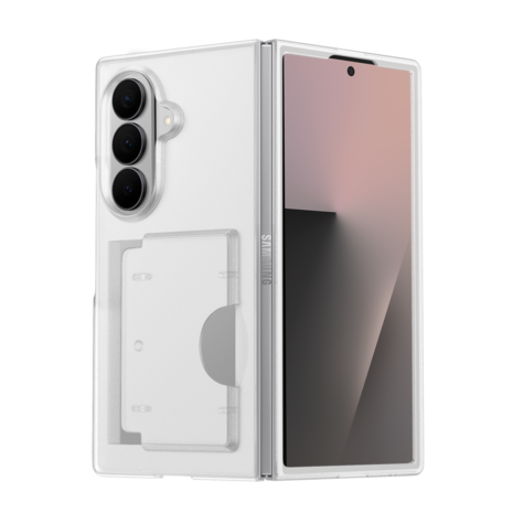 ShieldCase Samsung Galaxy Z Fold 7 Hartschalen-hülle mit Kartenhalter (Weiß)