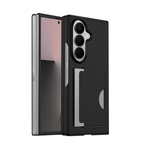 ShieldCase Samsung Galaxy Z Fold 7 Hartschalen-hülle mit Kartenhalter (Schwarz)