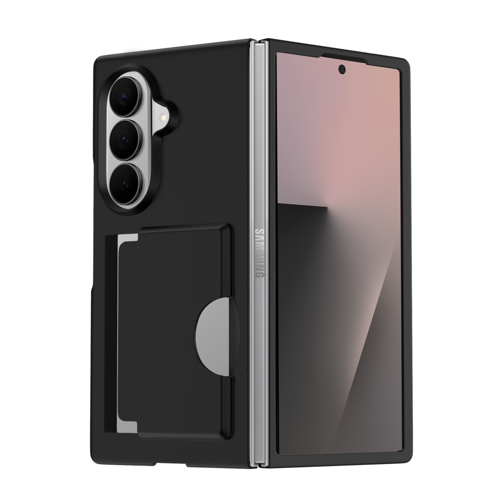 ShieldCase Samsung Galaxy Z Fold 7 Hartschalen-hülle mit Kartenhalter (Schwarz)