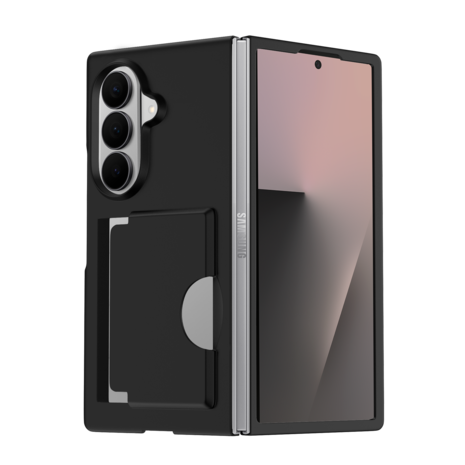 ShieldCase Samsung Galaxy Z Fold 7 Hartschalen-hülle mit Kartenhalter (Schwarz)