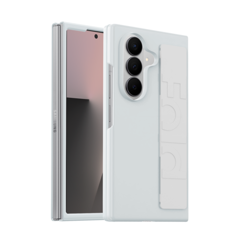 ShieldCase Samsung Galaxy Z Fold 7 Silikonhülle mit Tragegriff (Weiß)