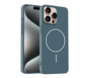 Coverzs iPhone 14 Pro MagSafe Silikonhülle 'slim' (Dunkelblau) Coverzs iPhone 14 Pro MagSafe Silikonhülle 'slim' (Dunkelblau)
