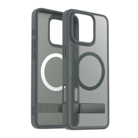 Coverzs Coverzs iPhone 13 Pro matte MagSafe Hülle mit Standard (Grau) Coverzs Coverzs iPhone 13 Pro matte MagSafe Hülle mit Standard (Grau)