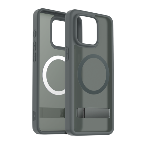 Coverzs Coverzs iPhone 14 matte MagSafe Hülle mit Standard (Grau) Coverzs Coverzs iPhone 14 matte MagSafe Hülle mit Standard (Grau)