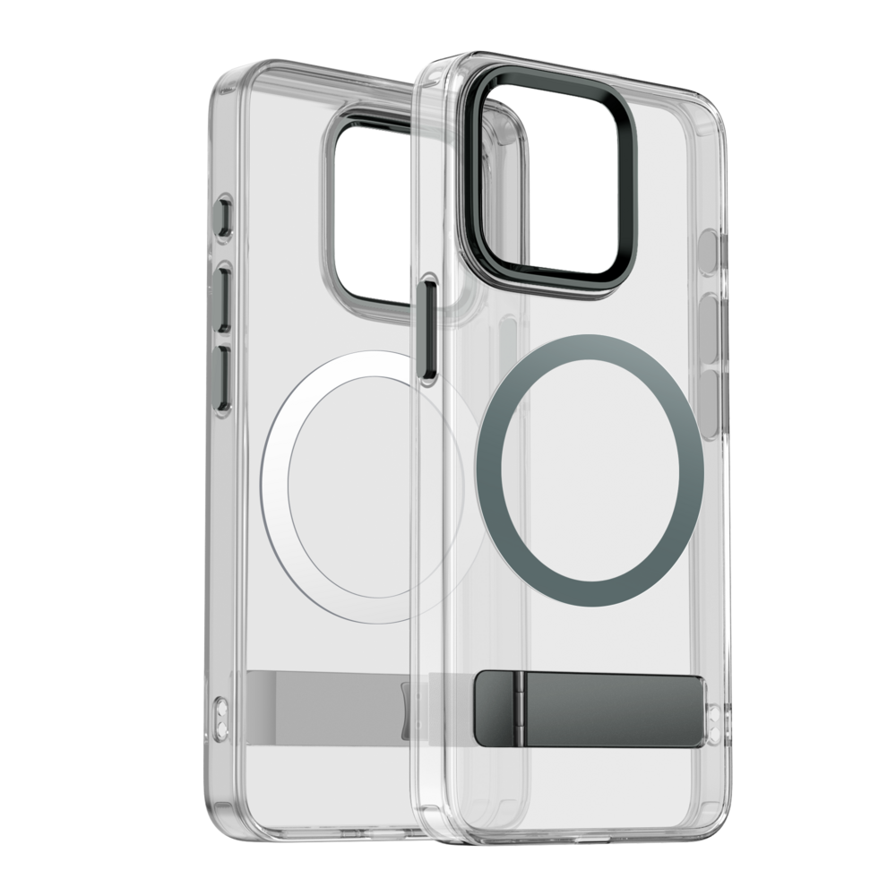 Coverzs Coverzs iPhone 13 Pro Max MagSafe hardcase mit Standard (Grau) Coverzs Coverzs iPhone 13 Pro Max MagSafe hardcase mit Standard (Grau)